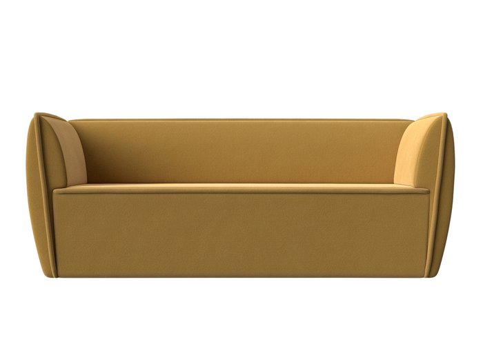 Прямой диван Бергамо желтого цвета - купить Прямые диваны по цене 29999.0