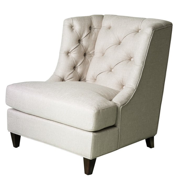 Кресло Mestre кремовая рогожка - купить Интерьерные кресла по цене 108430.0