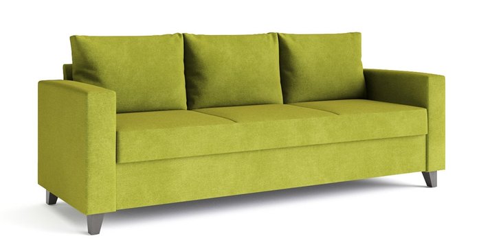 Диван-кровать Эмилио зеленого цвета - купить Прямые диваны по цене 53809.0