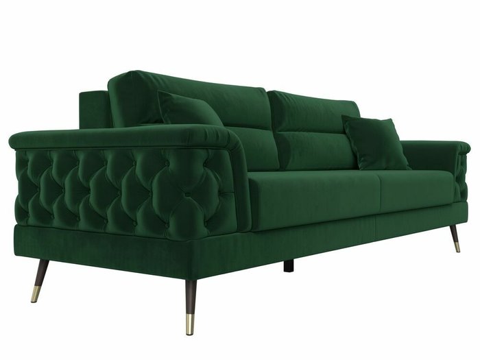 Диван-кровать Лига 023 темно-зеленого цвета - лучшие Прямые диваны в INMYROOM