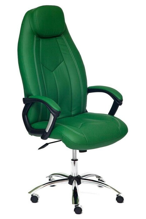 Кресло офисное Boss зеленого цвета