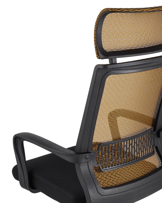 Кресло офисное Top Chairs Style темно-оранжевого цвета  - лучшие Офисные кресла в INMYROOM