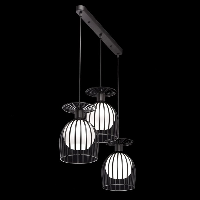 Подвесной светильник Лоск с двойными плафонами - лучшие Подвесные люстры в INMYROOM