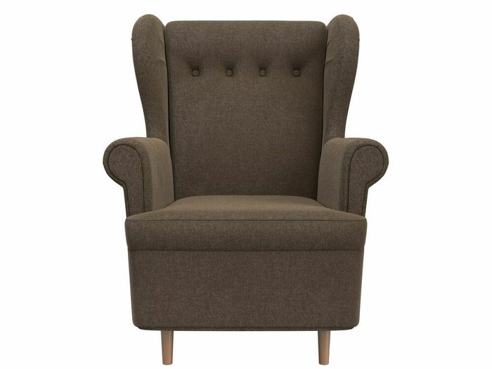 Кресло Торин коричневого цвета - купить Интерьерные кресла по цене 25999.0