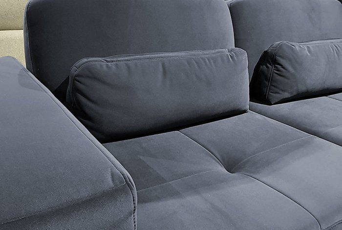 Диван Бакстер серого цвета - купить Прямые диваны по цене 140384.0