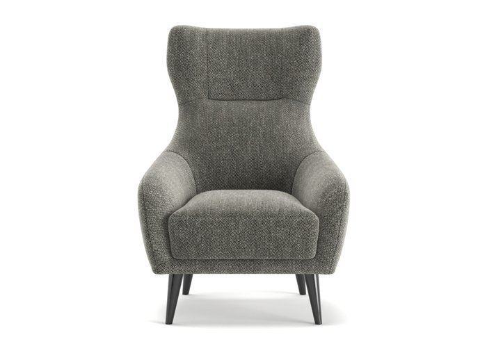 Кресло Shelby серого цвета - купить Интерьерные кресла по цене 49900.0
