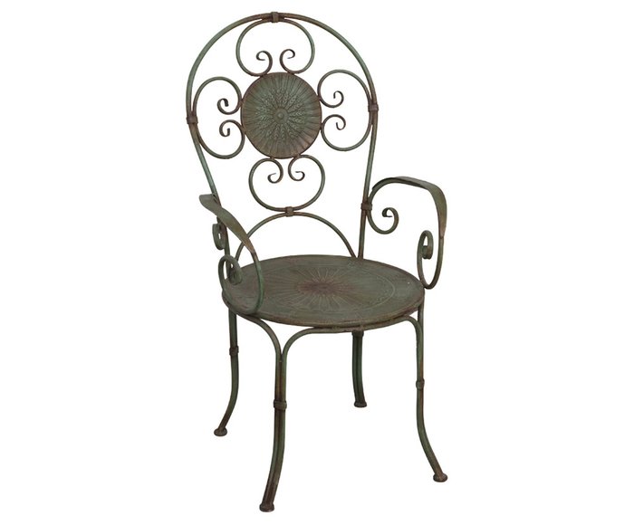 Французский винтажный садовый стул Chic Antique