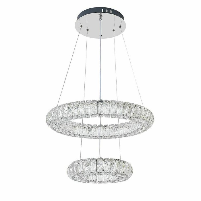 Подвесной светильник Royal 619/S LED (хрусталь, цвет прозрачный) - купить Подвесные светильники по цене 22510.0 Подвесной светильник Royal 619/S LED (хрусталь, цвет прозрачный) - купить Подвесные светильники по цене 22510.0