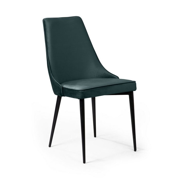 Комплект из четырех стульев Oliver изумрудного цвета - лучшие Обеденные стулья в INMYROOM