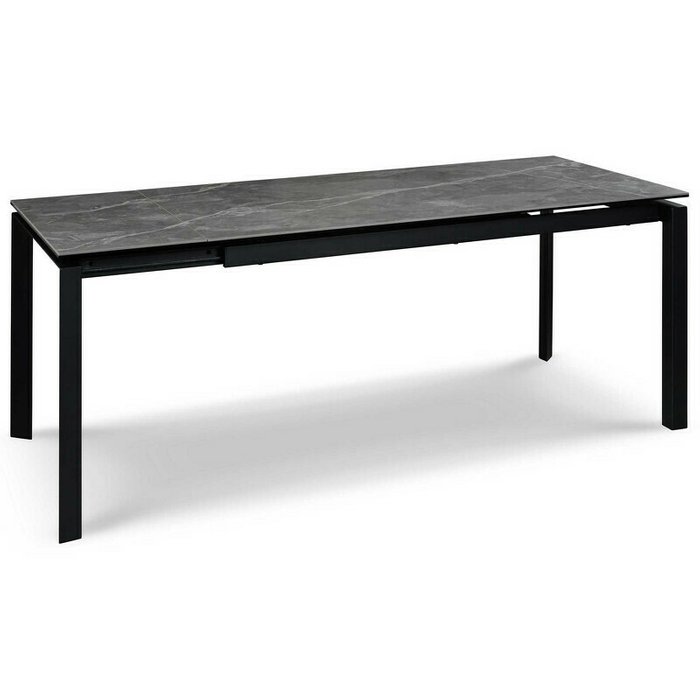 Раздвижной обеденный стол Toledo темно-серого цвета - лучшие Обеденные столы в INMYROOM