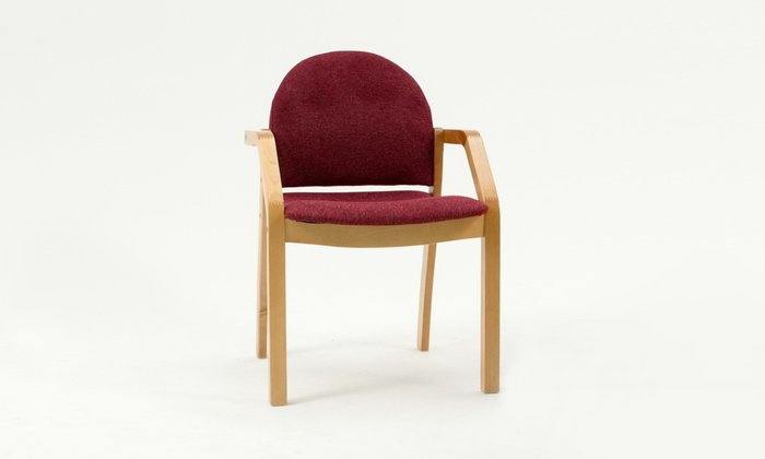 Стул Джуно 2.0 красно-бежевого цвета - лучшие Обеденные стулья в INMYROOM