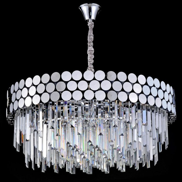 Хрустальная люстра 77378-0.3-800 CH (хрусталь, цвет прозрачный) - лучшие Потолочные люстры в INMYROOM Хрустальная люстра 77378-0.3-800 CH (хрусталь, цвет прозрачный) - лучшие Потолочные люстры в INMYROOM