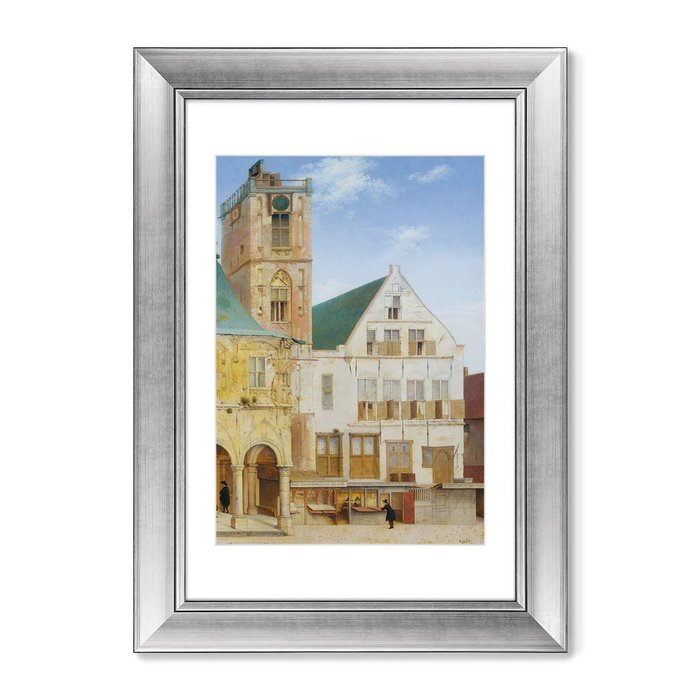 Набор из двух репродукций картин The Old Town Hall of Amsterdam 1657 г. - купить Картины по цене 24998.0
