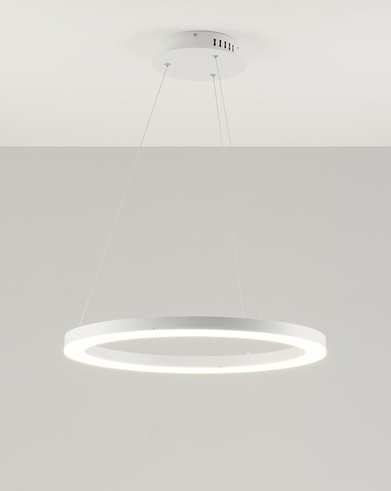 Светодиодный подвесной светильник Bona белого цвета - купить Подвесные светильники по цене 18690.0