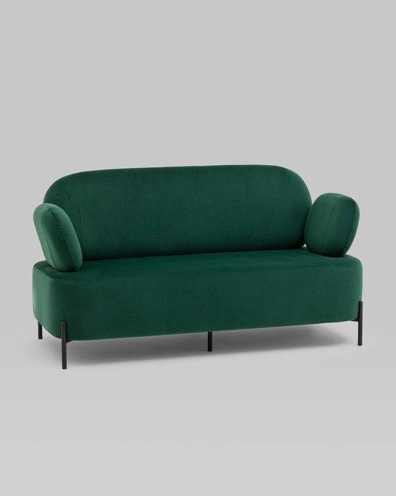 Диван Кэнди темно-зеленого цвета - купить Прямые диваны по цене 37990.0