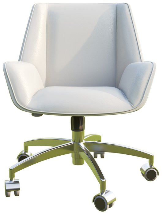 Кресло для посетителя Авиатор светло-бежевого цвета - купить Офисные кресла по цене 36750.0