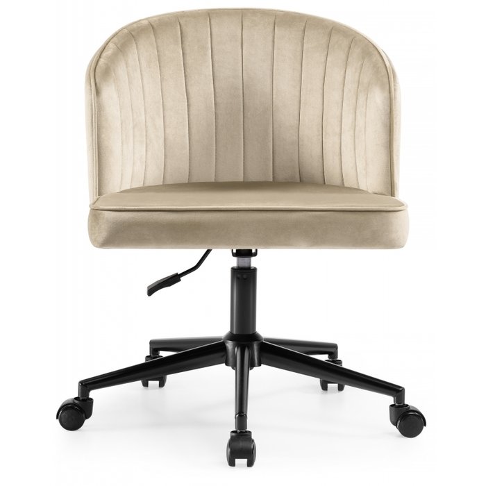 Стул офисный Dani светло-бежевого цвета - купить Офисные кресла по цене 14230.0