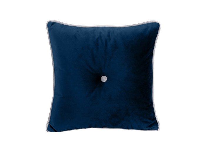 Подушка декоративная Pretty 35х35 темно-синего цвета