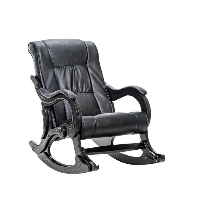 Кресло-качалка Модель 77 черного цвета - лучшие Интерьерные кресла в INMYROOM