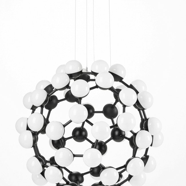 Подвесная светодиодная люстра Fullerene из алюминия - лучшие Подвесные люстры в INMYROOM