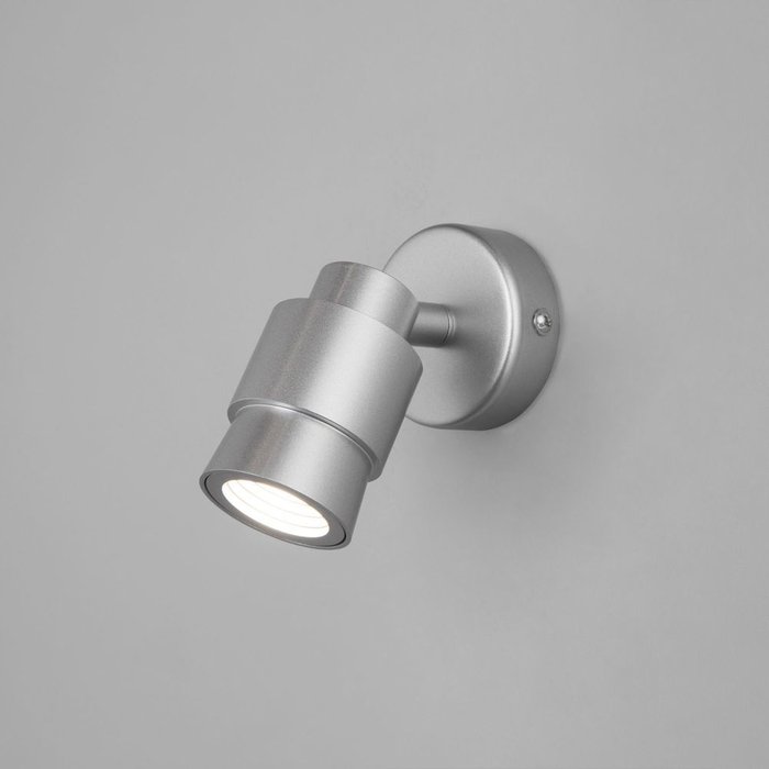 Настенный светодиодный светильник 20125/1 серебро Plat