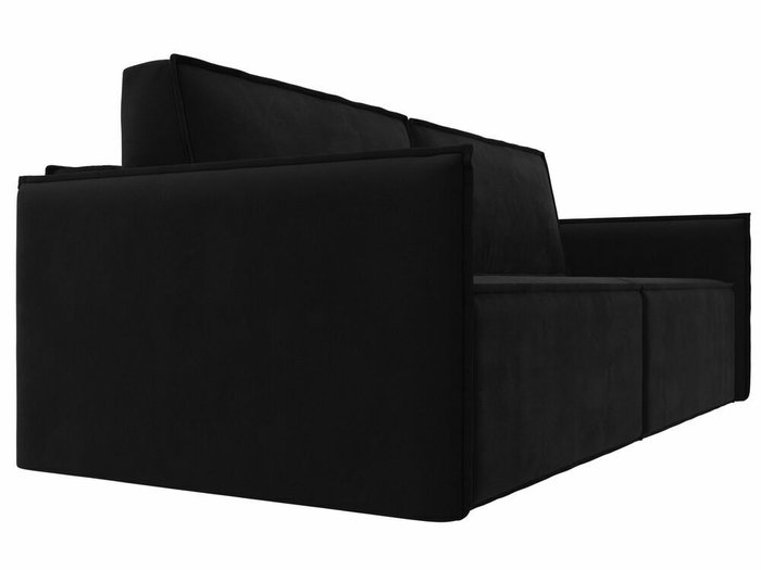 Прямой диван-кровать Либерти черного цвета - лучшие Прямые диваны в INMYROOM