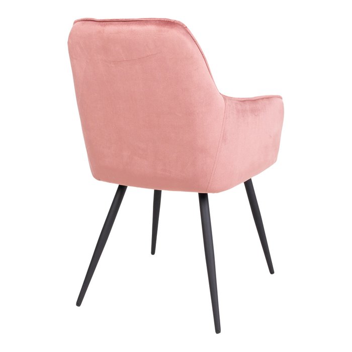 Стул с подлокотником Harbo розового цвета - лучшие Обеденные стулья в INMYROOM