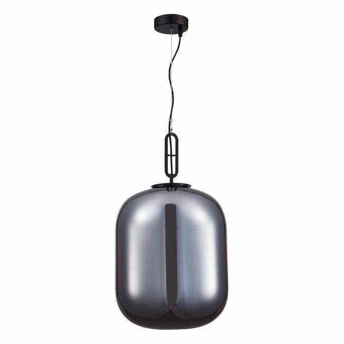 Светильник подвесной Burasca с дымчатым плафоном - купить Подвесные светильники по цене 17370.0