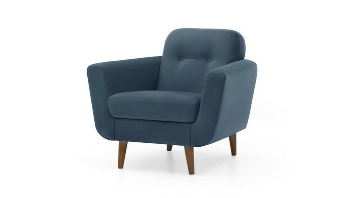 Кресло Дадли темно-синего цвета
