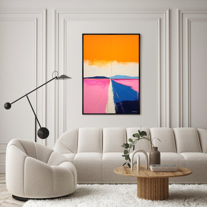 Репродукция картины Landscape Collection, Lines of roads, No 2, 2024г. - лучшие Картины в INMYROOM