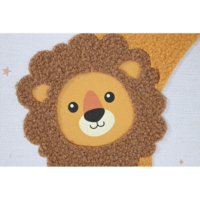 Картина Home ESPRIT Жёлтый Белый Детский Животные 30 x 1,8 x 40 cm (4 штук) - лучшие Картины в INMYROOM