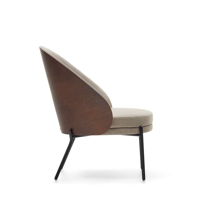 Кресло Eamy светло-коричневого цвета - лучшие Интерьерные кресла в INMYROOM