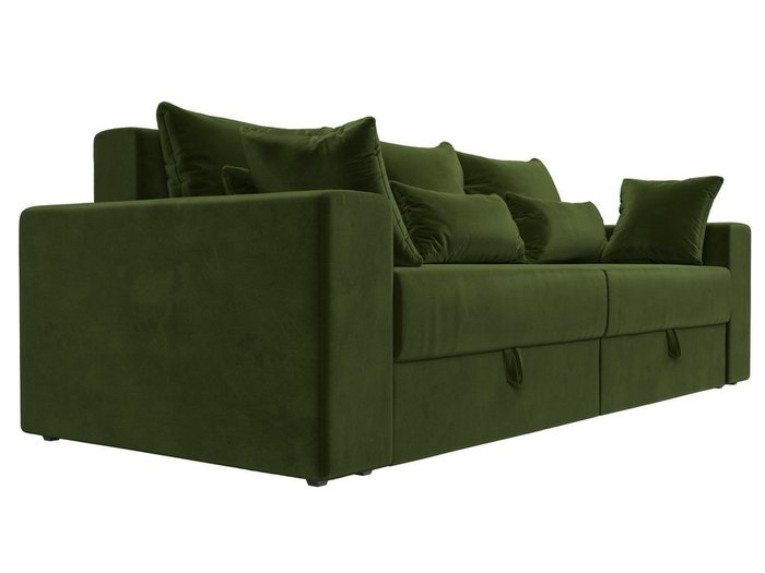 Прямой диван-кровать Мэдисон зеленого цвета - лучшие Прямые диваны в INMYROOM