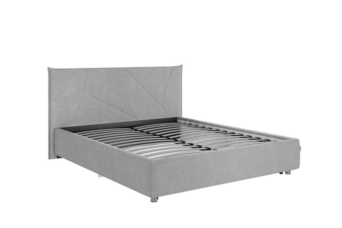 Кровать Квест 160х200 светло-серого цвета без подъемного цвета - купить Кровати для спальни по цене 26380.0