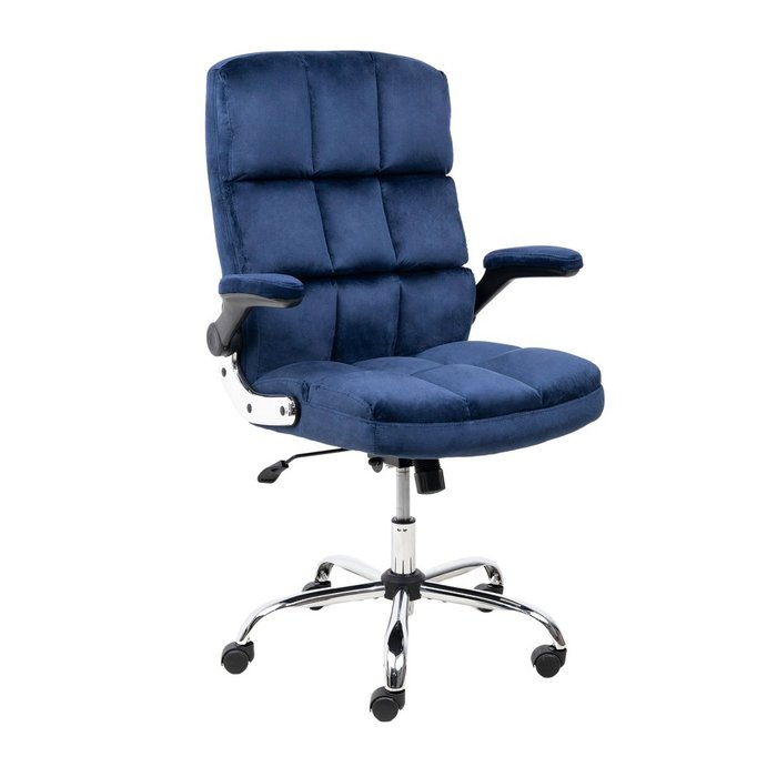 Кресло офисное Caesar темно-синего цвета