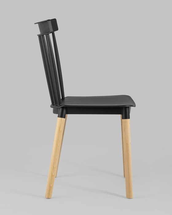 Стул Field черного цвета - лучшие Обеденные стулья в INMYROOM