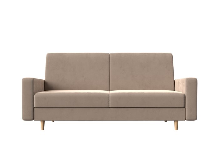 Прямой диван-кровать Бонн бежевого цвета  - купить Прямые диваны по цене 28999.0