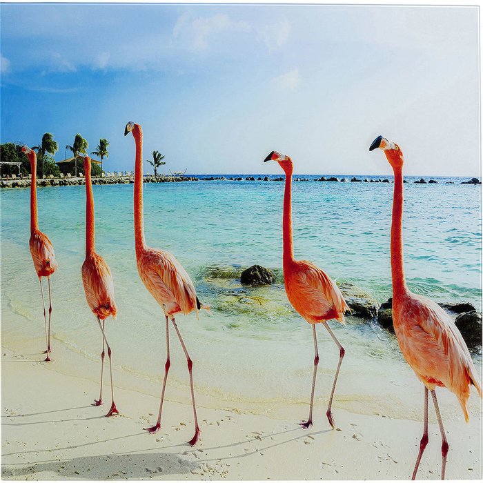 Картина Flamingo на закаленном стекле Картина Flamingo на закаленном стекле