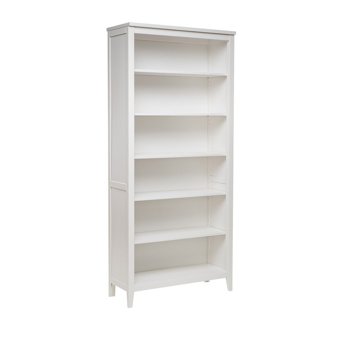 Шкаф-стеллаж Мира белого цвета - купить Книжные шкафы по цене 21740.0