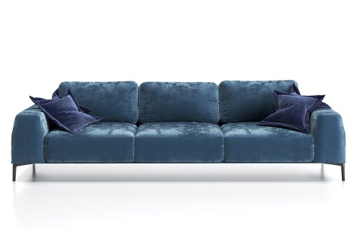 Диван-кровать Cloud синего цвета - купить Прямые диваны по цене 115900.0