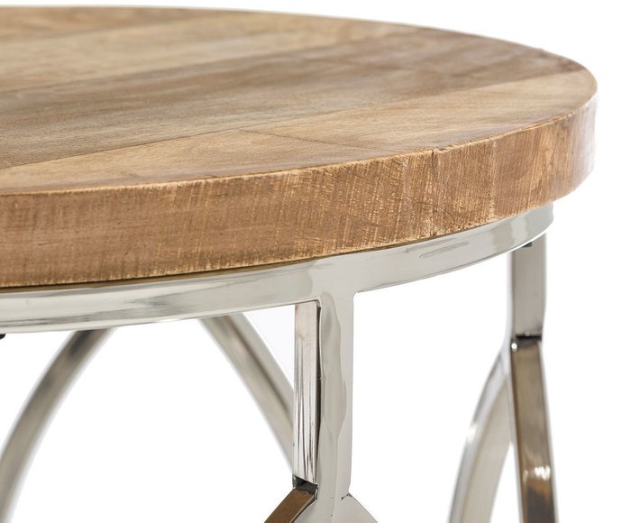 Набор из трех столиков с деревянными столешницами - купить Кофейные столики по цене 65620.0