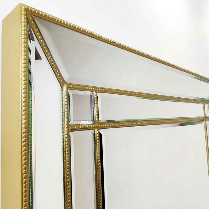 Настенное зеркало Louis 80x180 в раме золотого цвета - лучшие Настенные зеркала в INMYROOM