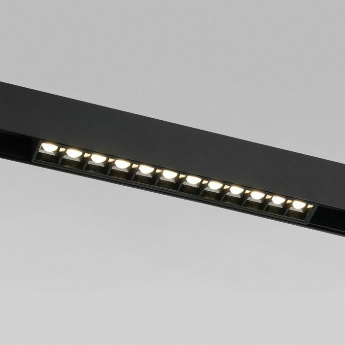 Трековый светильник Slim Magnetic SL02 черного цвета - купить Трековые светильники по цене 3280.0