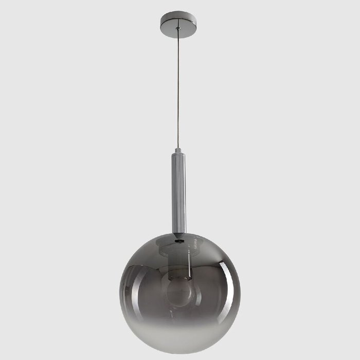 Подвесной светильник ECLIPSE SP1 D200 CHROME (стекло, цвет дымчатый) - лучшие Подвесные светильники в INMYROOM Подвесной светильник ECLIPSE SP1 D200 CHROME (стекло, цвет дымчатый) - лучшие Подвесные светильники в INMYROOM