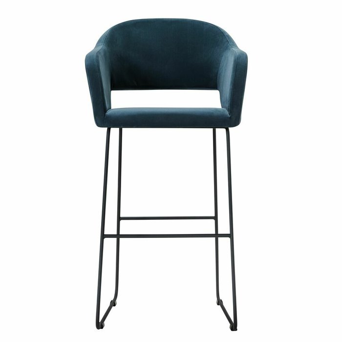 Барный стул Oscar темно-синего цвета - купить Барные стулья по цене 13090.0