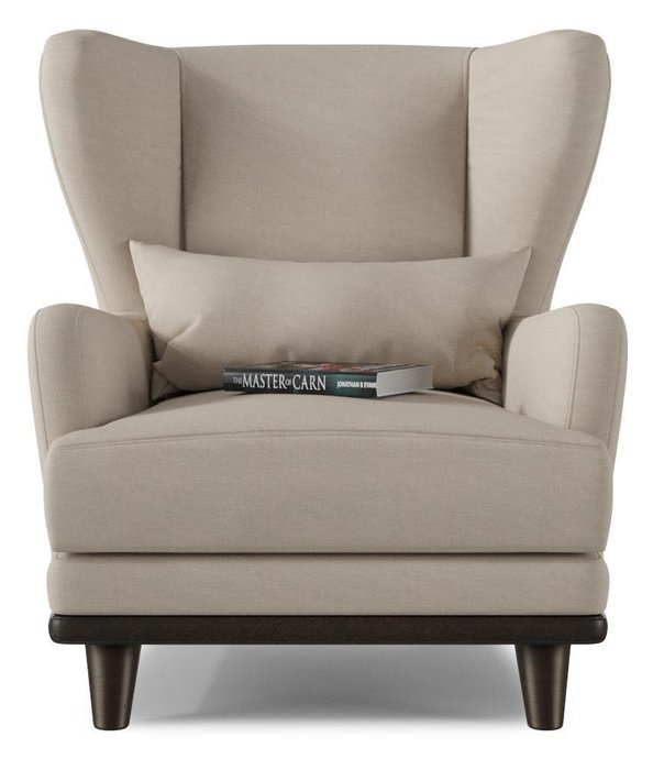 Кресло Роберт Ivory бежевого цвета - купить Интерьерные кресла по цене 6450.0