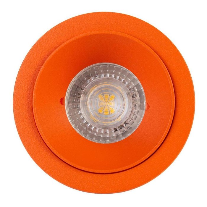 Встраиваемый светильник оранжевого цвета