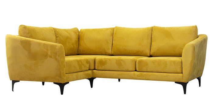 Угловой диван Дана желтого цвета - купить Угловые диваны по цене 71860.0