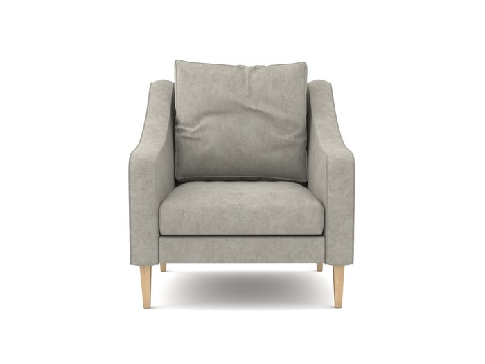 Кресло Ричи светло-серого цвета - лучшие Интерьерные кресла в INMYROOM