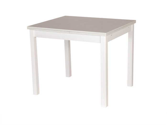 Раскладной обеденный стол Франц бело-бежевого цвета - лучшие Обеденные столы в INMYROOM